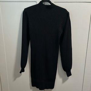 Sweater dress black size medium